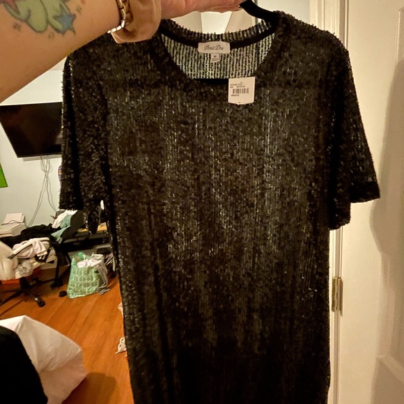 Petal Dew women’s sequined minidress size medium new with tags - Picture 4 of 7